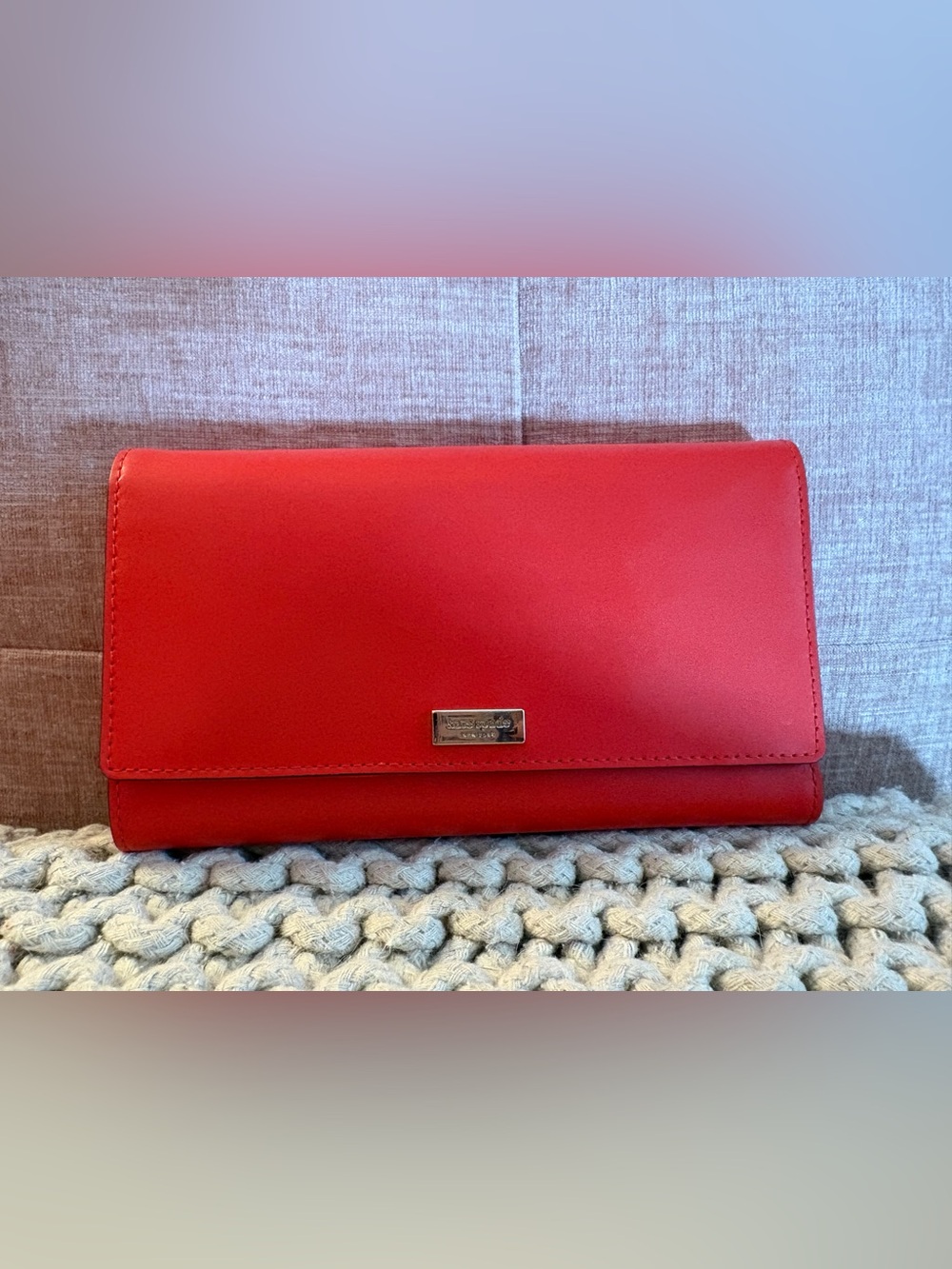 Kate Spade Red Women's Wallet or Clutch